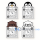 RealNick Profil-Sticker mit Tiermotiv und QR-Code | Ausgeschnitten - B-Ware